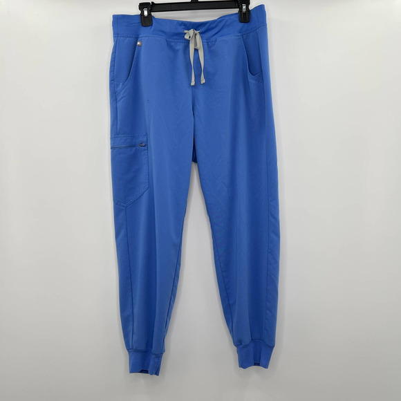 Figs Pants & Jumpsuits Figs Blue Jogger Scrub Pants L Poshmark